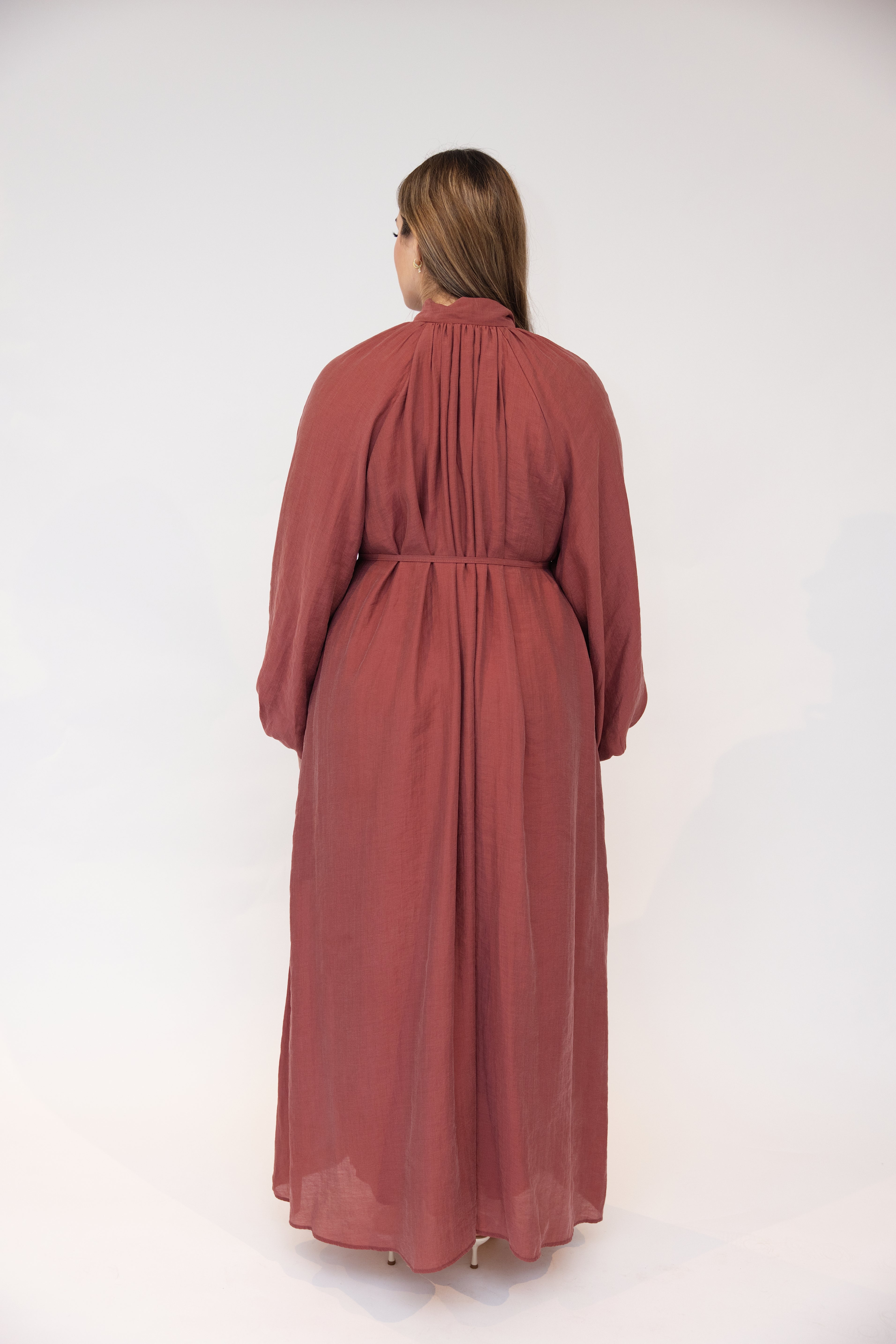 SOFT MAXI DRESS DUSTY ROSE