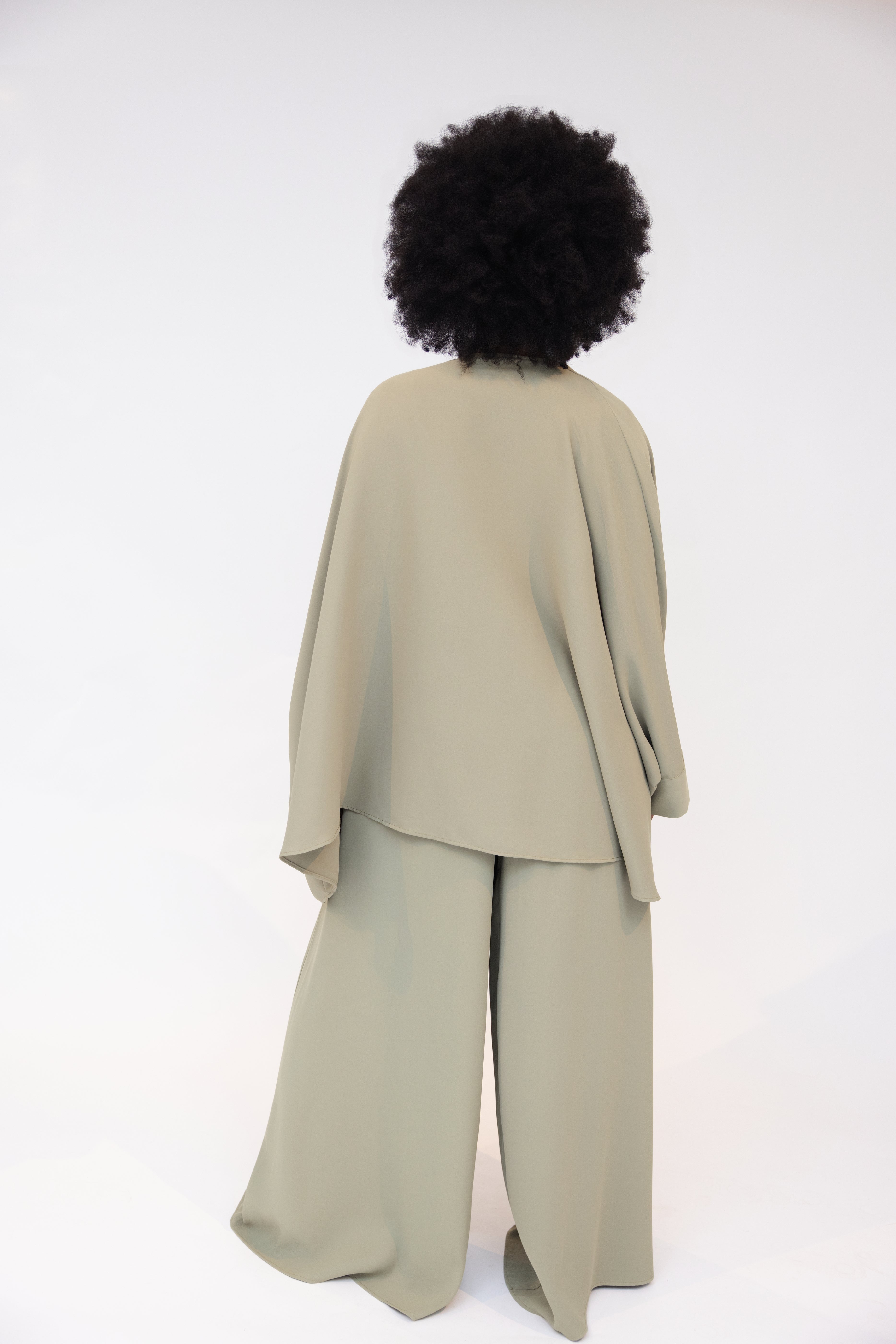 LAYERED TWO PIECE SET MATCHA