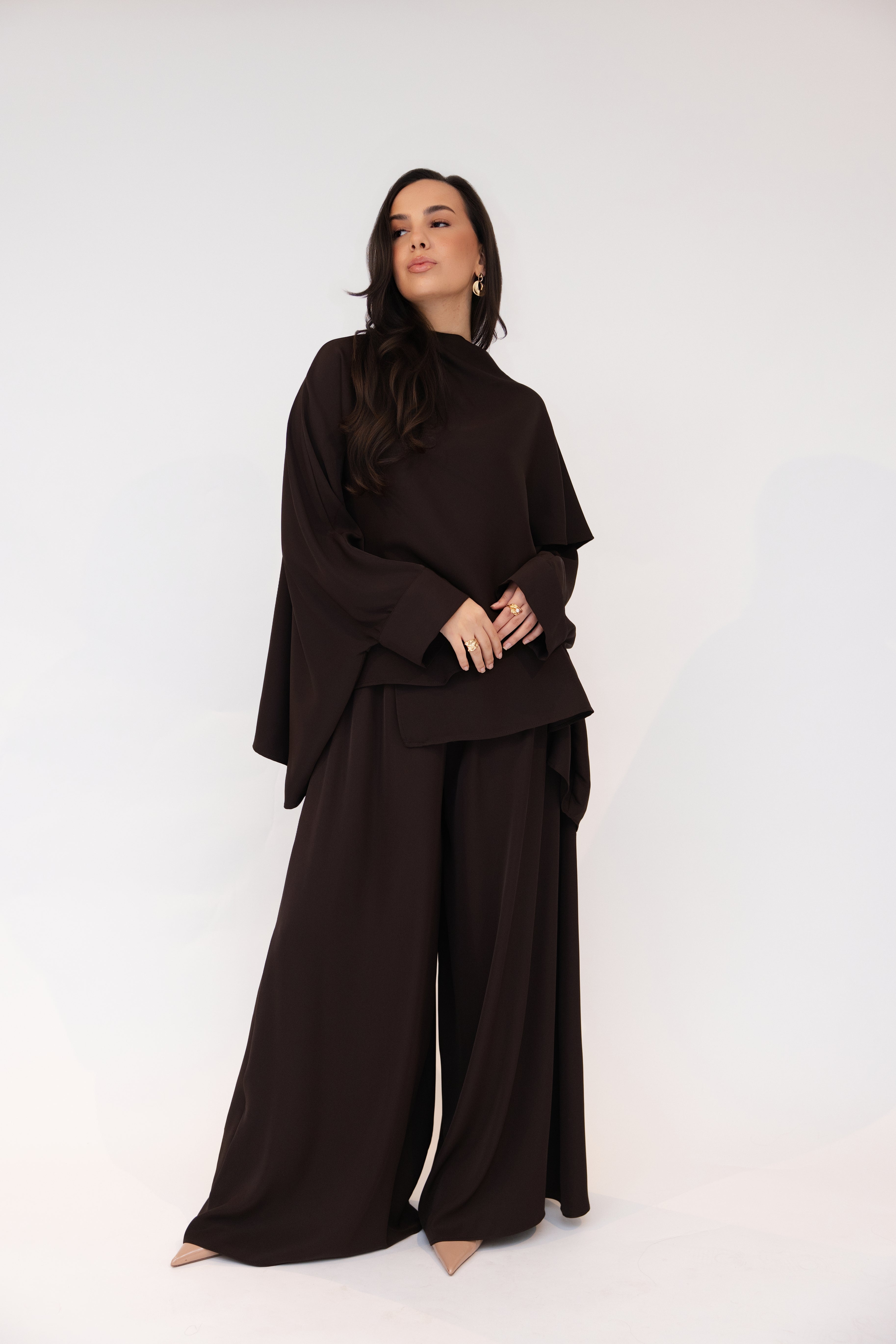 LAYERED TWO PIECE SET COFFEE