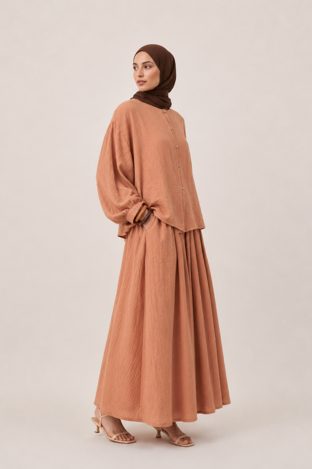 COMFY SET DUSTY PEACH